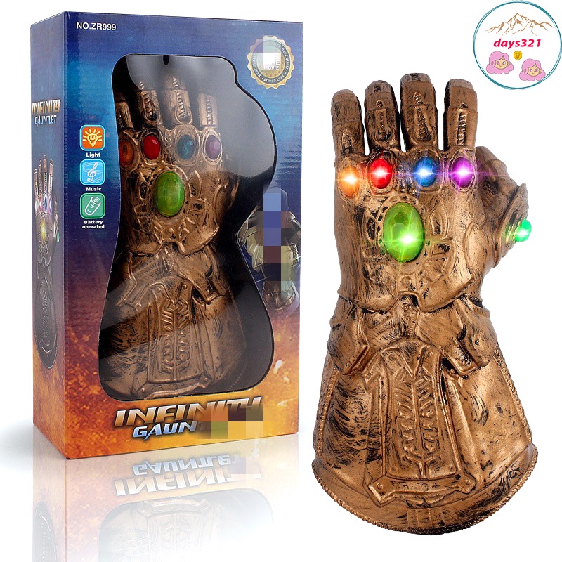 (có sẵn) Găng tay vô cực - Găng tay Thanos dùng pin có âm thanh, ánh sáng