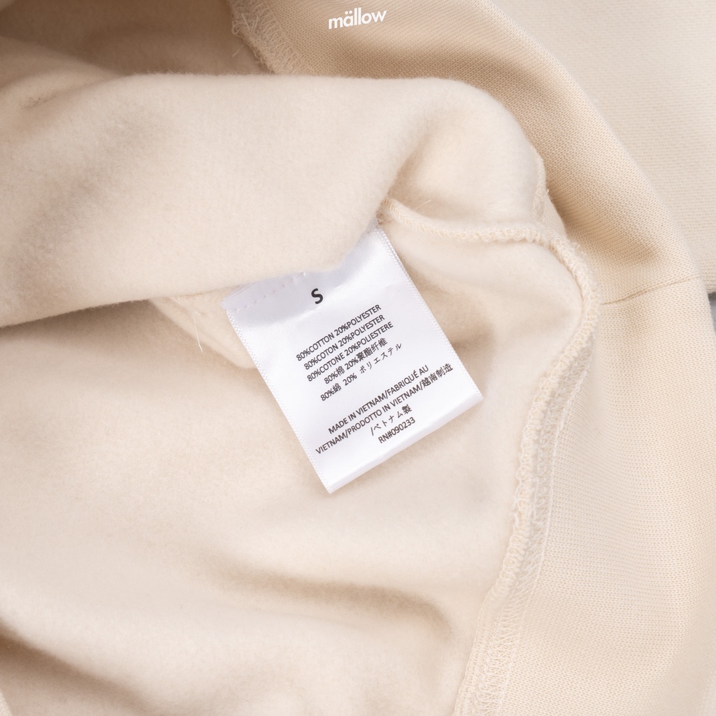 HOODIE E/SS/E.N.T.I//ALS MÀU EGG SHELL