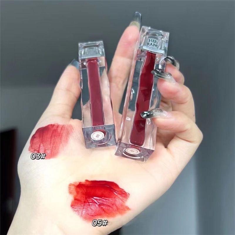 HERORANGE® Son Kem bóng Herorange trong suốt lấp lánh dưỡng môi Căng Mọng Mirror Light Lip Glaze son39