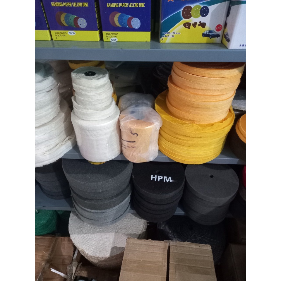 Bánh vải cotton trắng/vàng USA 50 lớp