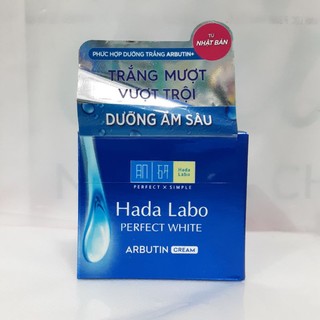 Kem Dưỡng Trắng Hada Labo Perfect White Arbutin cấp ẩm sâu 50g