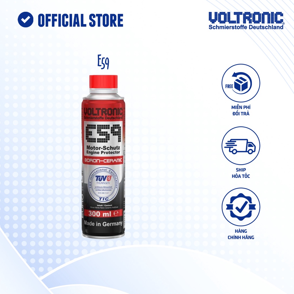 [Hàng tặng không bán] Phụ gia phủ sứ cao cấp nhập khẩu đức VOLTRONIC e59 ceramic 50ml