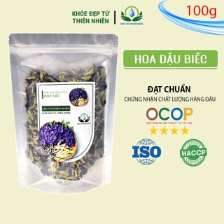 Trà hoa đậu biếc sấy khô Mộc Sắc gói 100g
