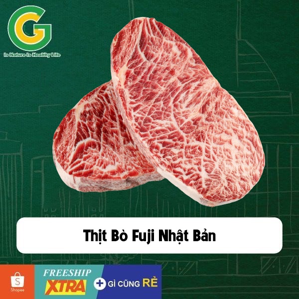 Bò Bít Tết Fuji Nhật Bản 200gr - [Giao Hỏa Tốc HCM]