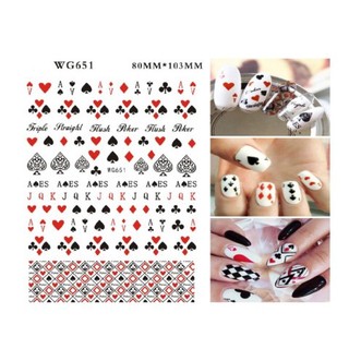 Sticker Lá Bài nhiều mẫu