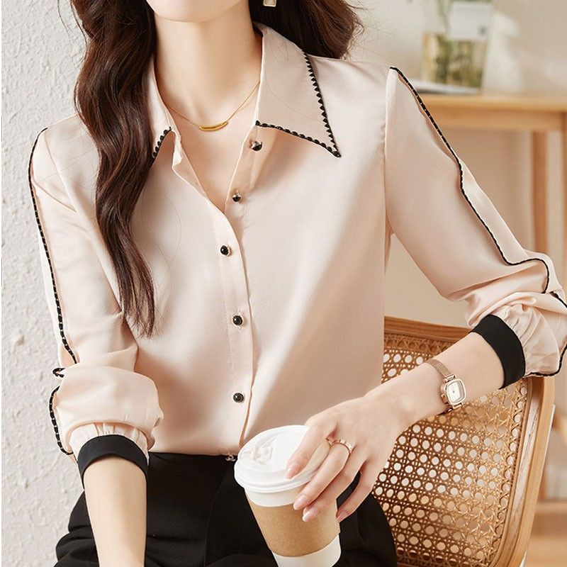 Áo Sơ Mi Chiffon Tay Dài Phong Cách Thời Trang Mùa Thu Mới 2022