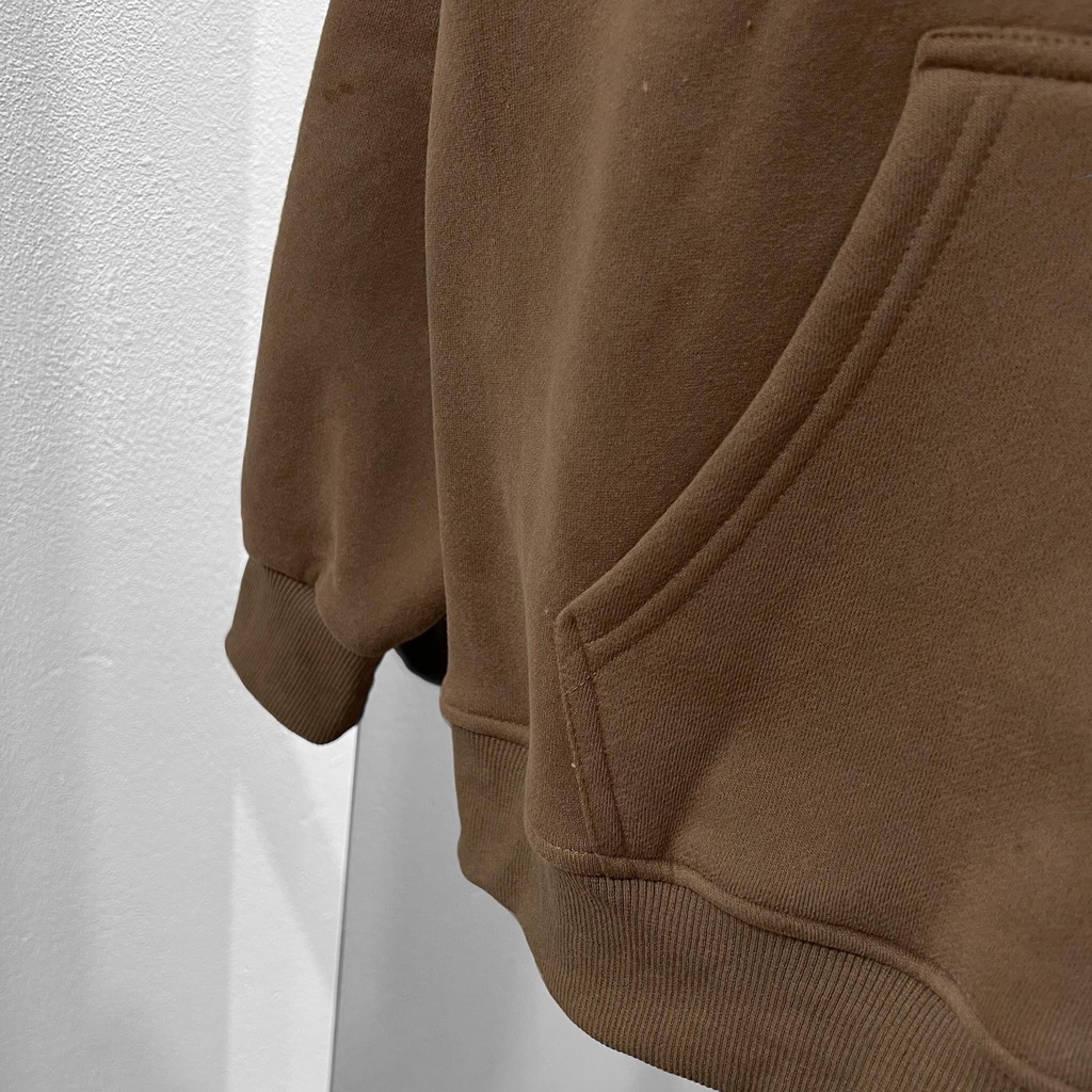 Áo Hoodie GREEND basic Brown Color