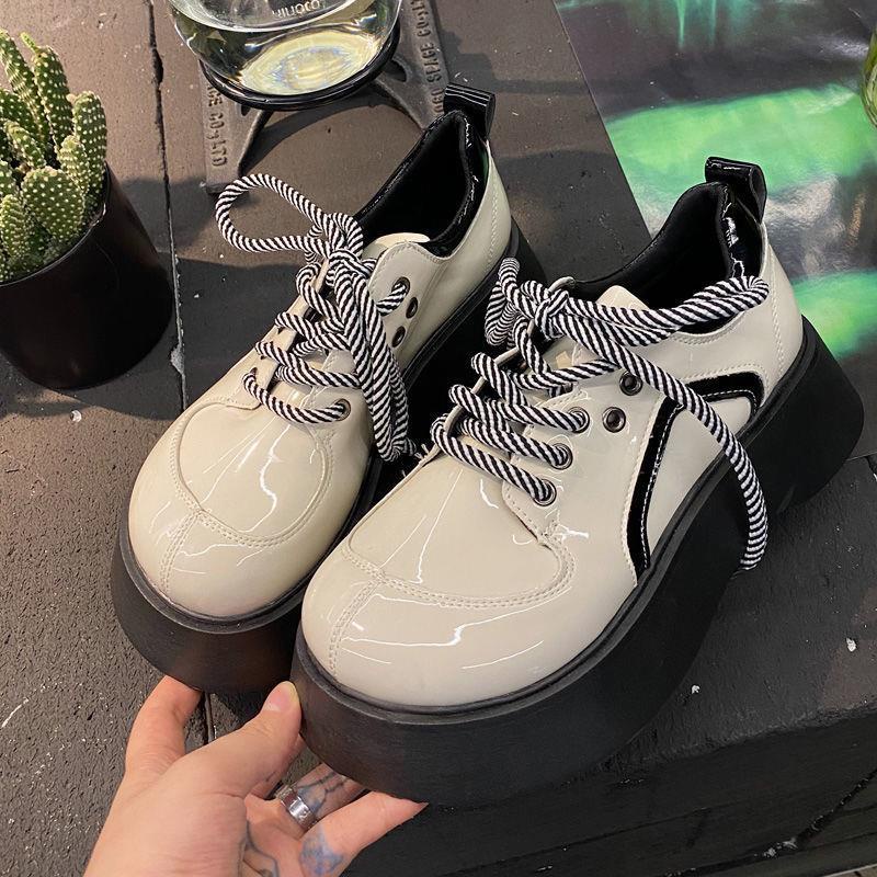 Giày Lười Da Oxford Đế Dày Phong Cách Nhật Bản Thời Trang Mùa Xuân Cho Nữ