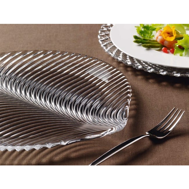 Bộ đĩa lá Nachtmann Mambo 98034 PLATZTELLER 32cm, pha lê chất lượng cao khúc xạ ánh sáng