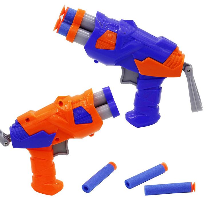 Đồ chơi Mô hình kiểu nerf nhỏ an toàn cho trẻ cam/xanh đa dạng màu sắc