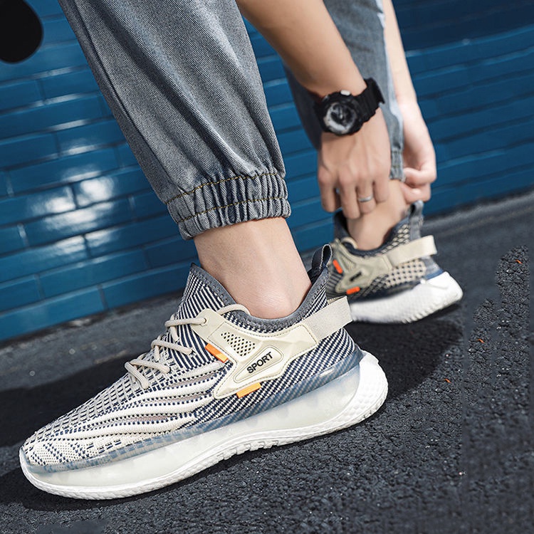 Giày Thể Thao Nam Đế Cao Cực Chất  TT12 Màu Xám