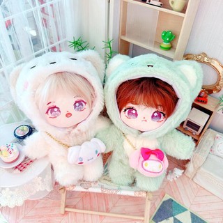 Búp bê 20cm hình mèo dễ thương xinh xắn