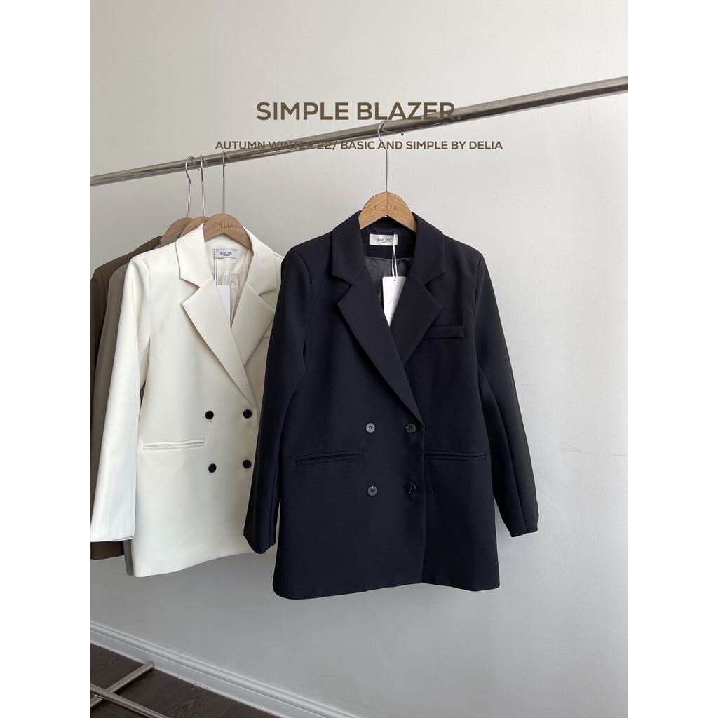 6602 ÁO BLAZER 4 CÚC 2 TÚI CUT BÊN