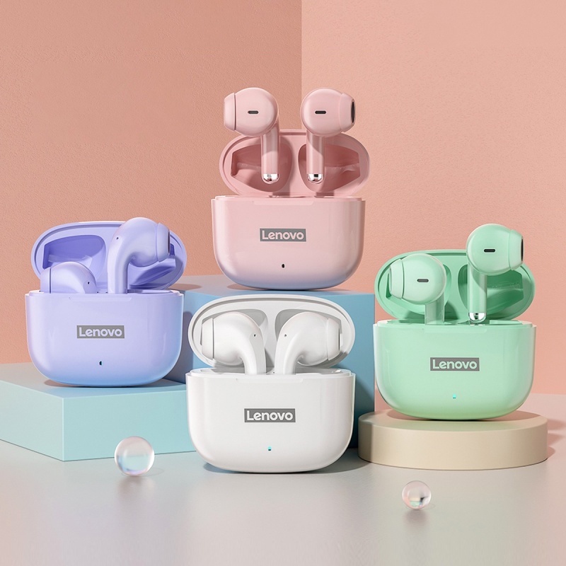 Tai nghe bluetooth Lenovo LP40 PRO 2023 mới bản LP40 không dây Bluetooth 5.1 tws IPX5 chống ồn TWS 300mah-17.kerhy