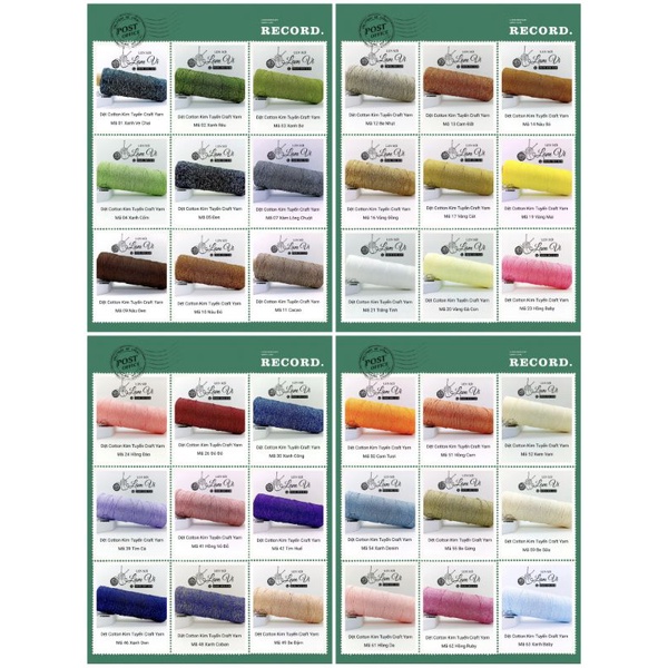 🍀 Sợi Dệt Cotton Craft Yarn KT