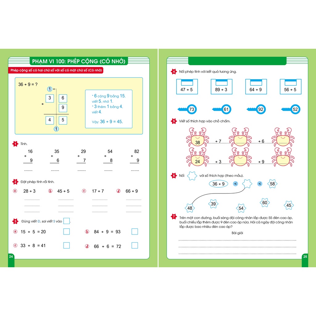 Sách - Rèn kĩ năng Cộng trừ trong phạm vi 100 (bé 6-7 tuổi)