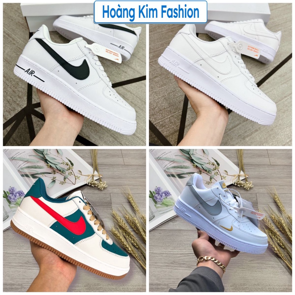 Giày Nike_Air Force 1 Nam Nữ, Giày_Nike Trắng AF1 Thể Thao Hàng Loại 1 Full Box