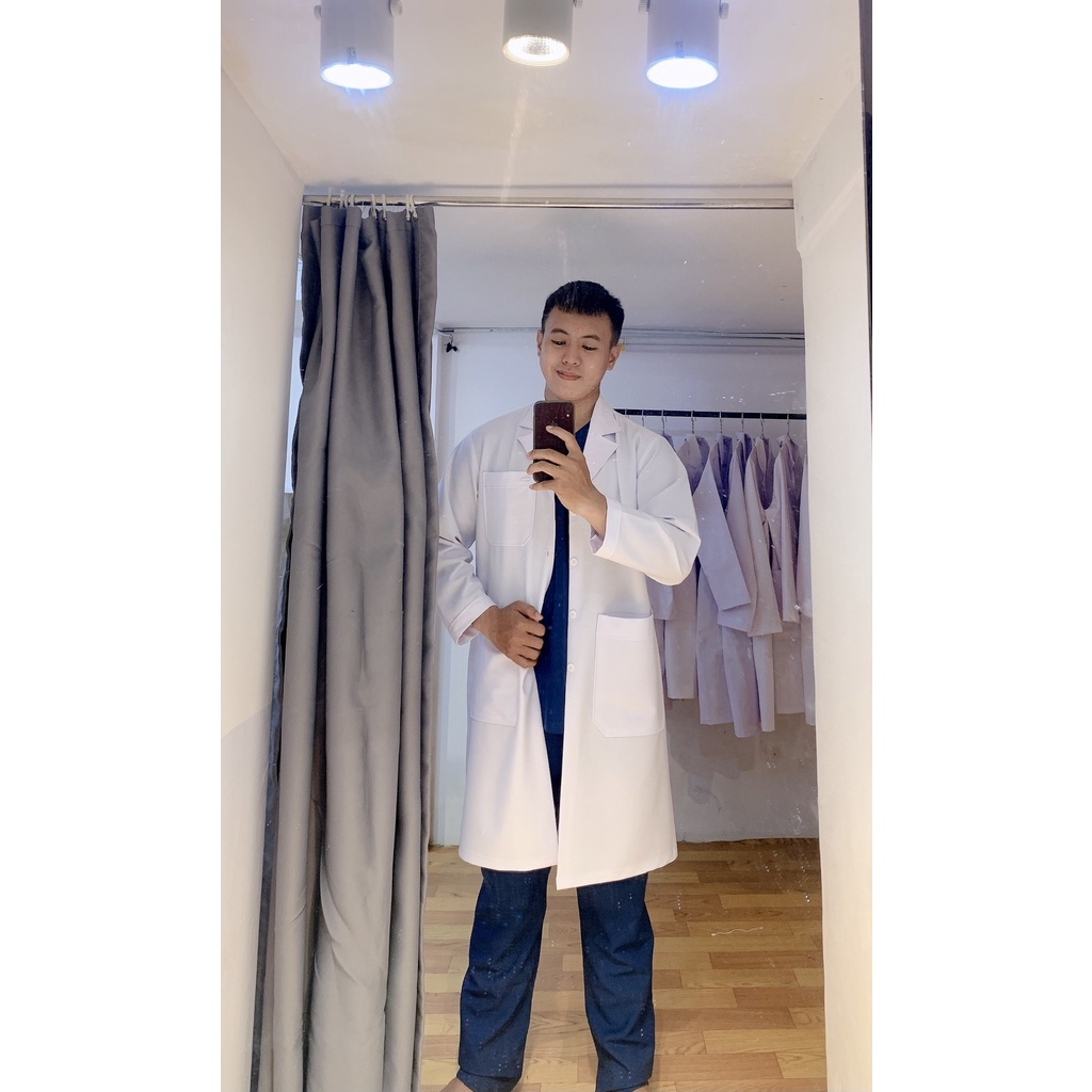 Áo blouse bác sĩ nam