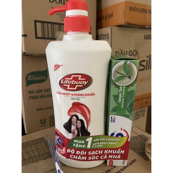 Lìebuoy dầu gội mềm mượt 640g tặng kèm