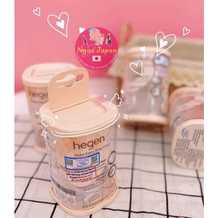 Set núm HG thay thế bình sữa vuông 150ml/250ml/330ml