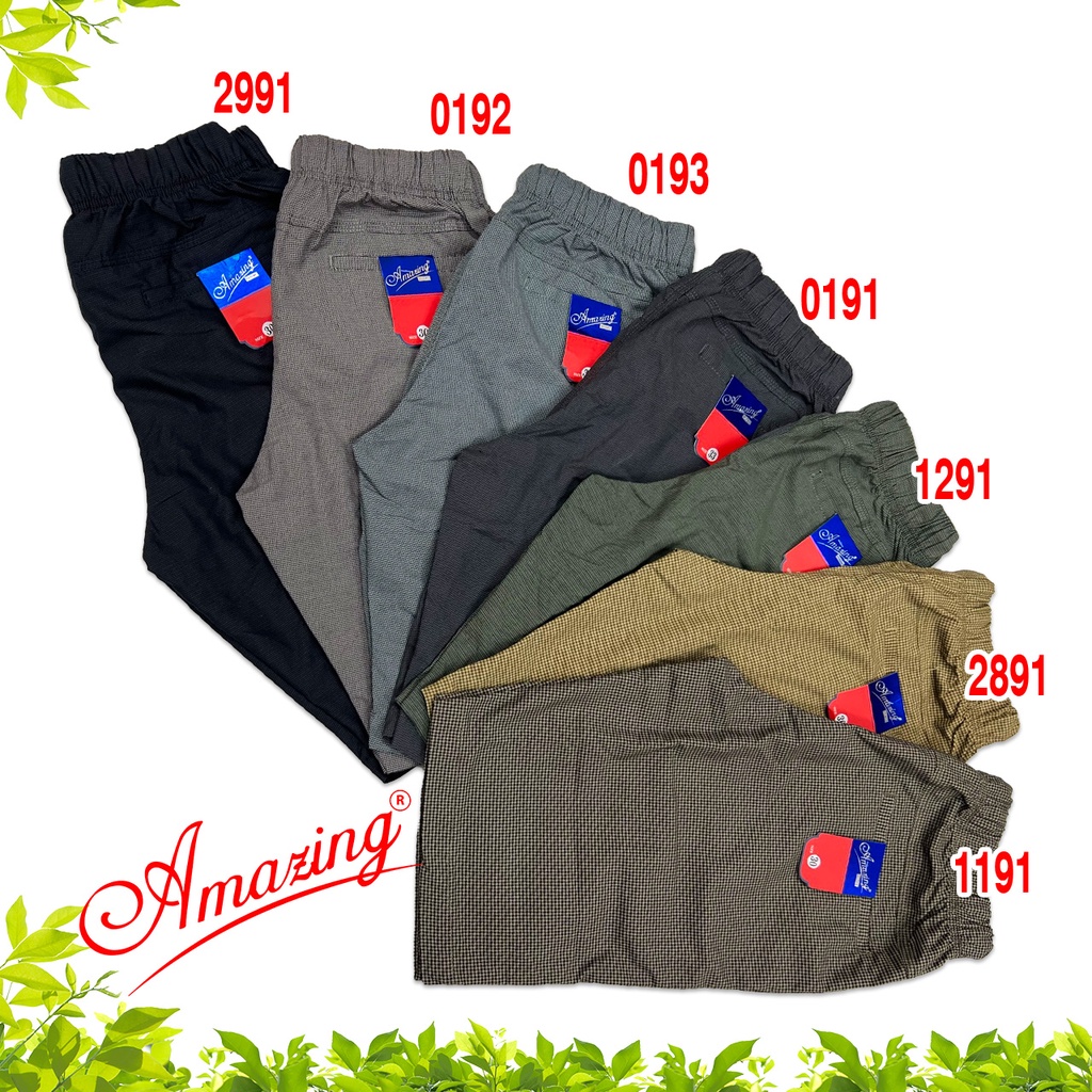 Short caro nhỏ lưng thun Amazing, quần nam lửng, dáng thể thao năng động, bigsize