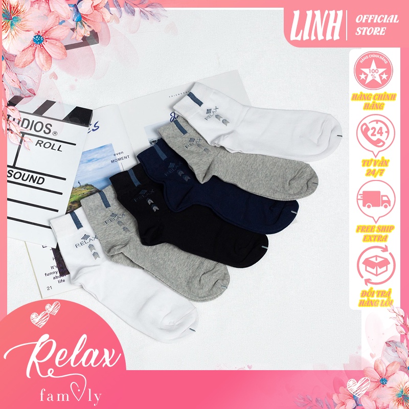 VỚ CHÂN, TẤT CHÂN NAM, CỔ CAO, KHỬ MÙI CAO CẤP RELAX RS013