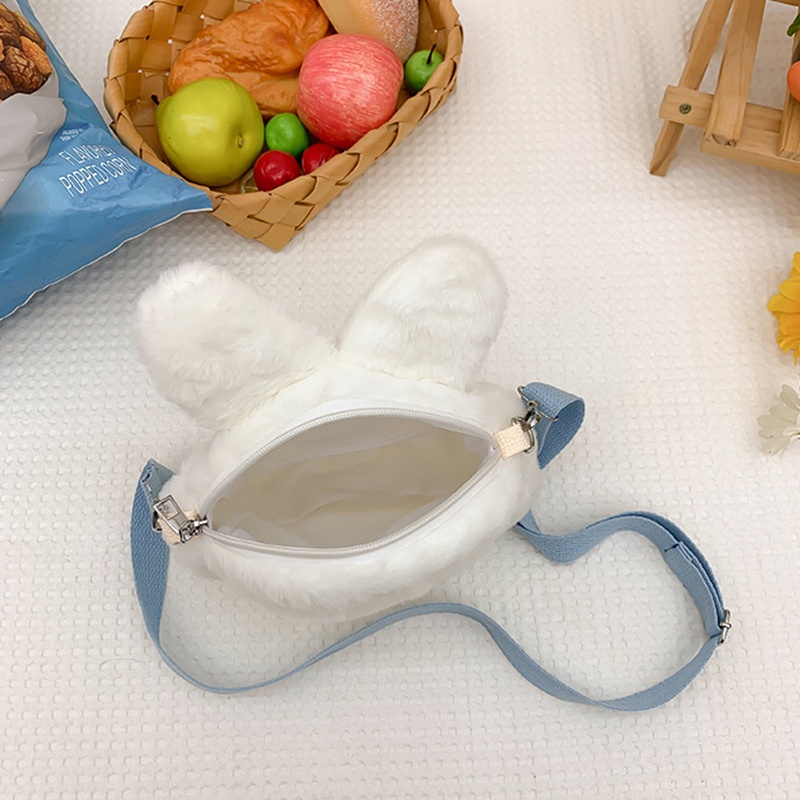 Túi Bông Đeo Chéo Đựng Điện Thoại Họa Tiết Hoạt Hình Nhật Bản