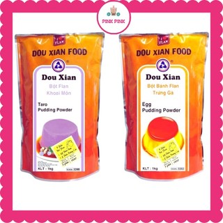 Bột pudding flan hàng huy gói 1kg nguyên liệu pha chế từ pink pink nguyên liệu & dụng cụ pha chế đồ uống