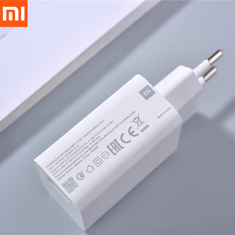 Cục Sạc Chính Hãng Xiaomi 27 33W Mi 10 Lite 5G 10T Pro 5G Mi 11 Lite 5G Redmi Note 9 Pro