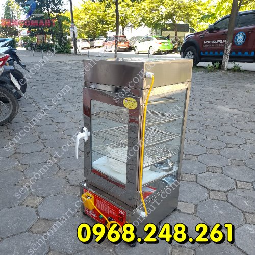 TỦ HẤP BÁNH BAO, ĐIỆN 220V BẢO HÀNH 12 THÁNG