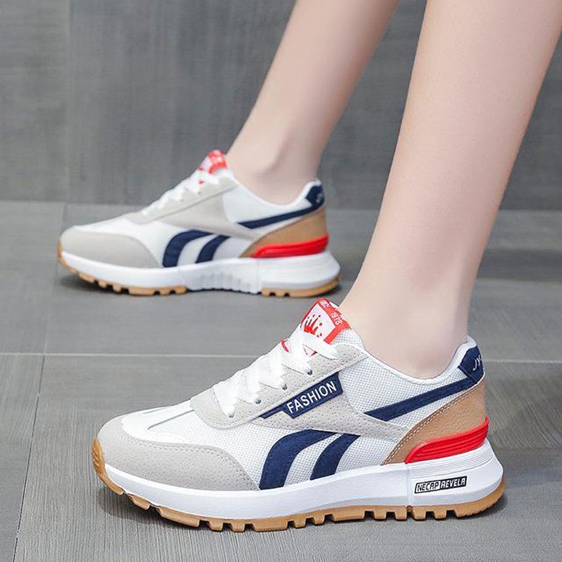 Giày Chạy Bộ Đế Phẳng Nhẹ Thoáng Khí Thoải Mái Phong Cách Cho Nam Và Nữ