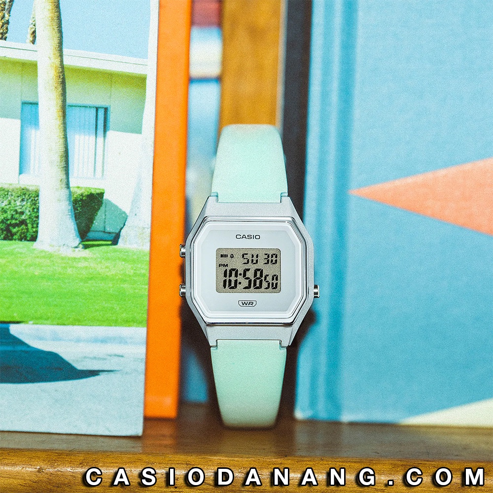 Đồng hồ nữ dây da Casio chính hãng Anh Khuê LA680WEL-3DF (28mm)