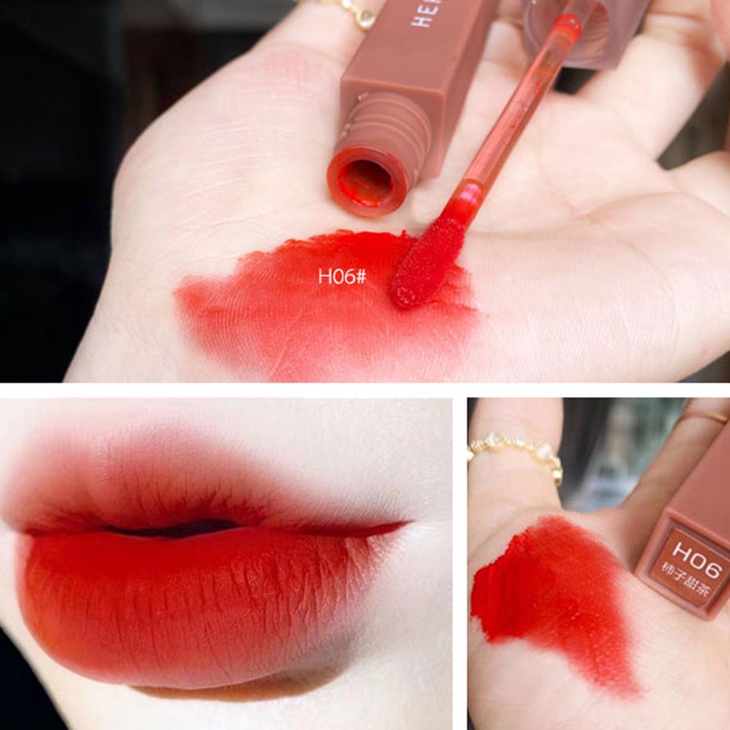 Son Môi HERORANGE Chất Nhung Lì Mềm Mượt Chống Thấm Nước Lâu Trôi