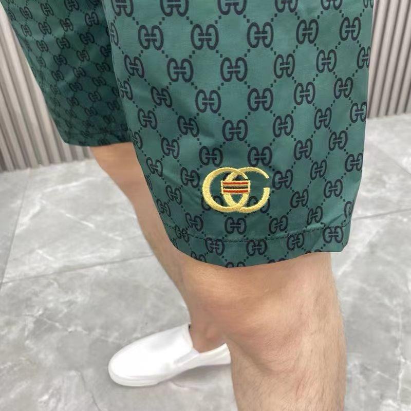 Quần Short Gucci Dáng Ngắn Qua Gối Thêu Họa Tiết Kiểu Châu Âu Thời Trang 2022 Cho Nam