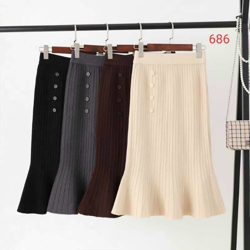 Chân váy len đuôi cá hàng Quảng Châu loại 1 dày dặn