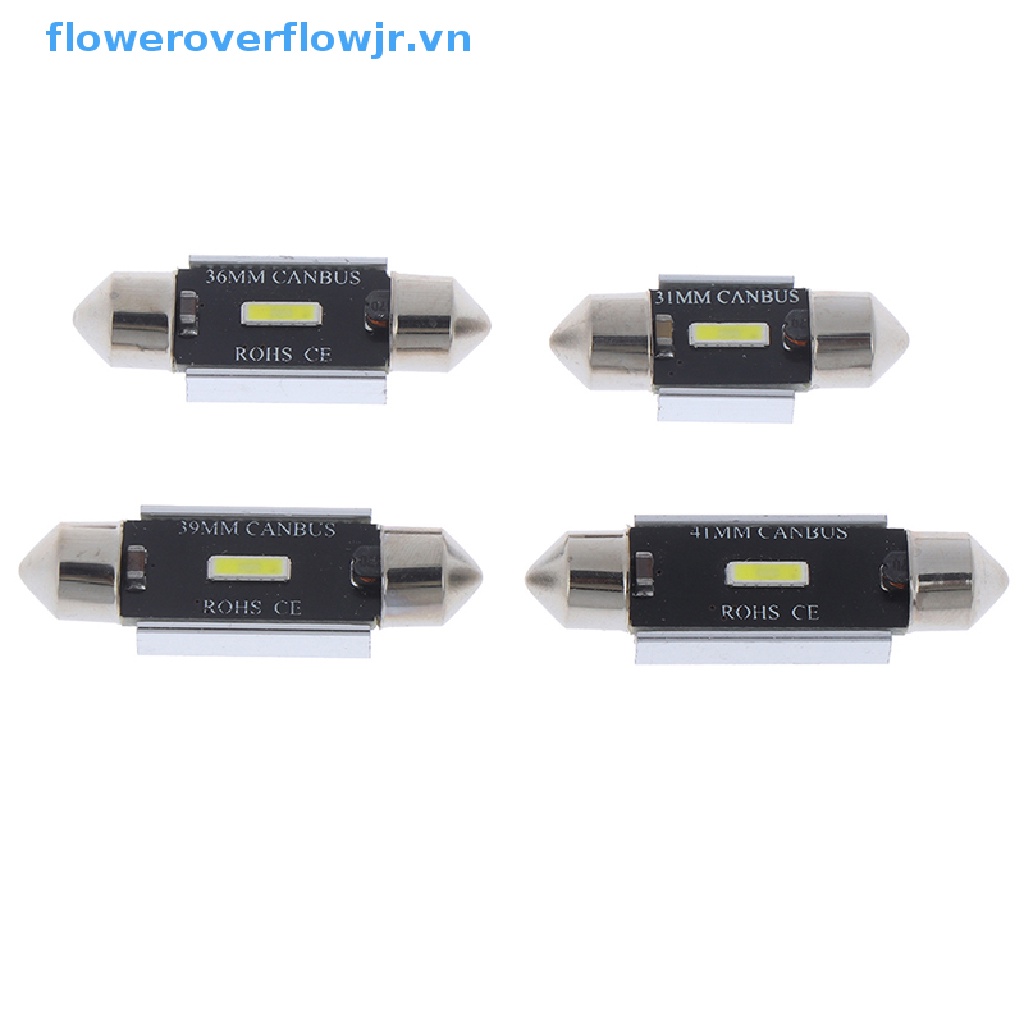 Bóng Đèn LED Siêu Sáng 31mm 36mm 39mm 41mm C5W C10W Cho Xe Hơi