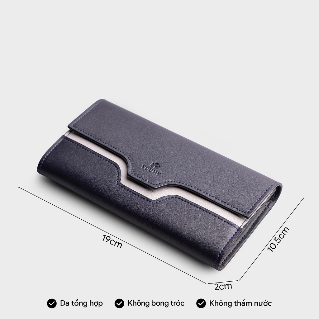 Ví da nữ cầm tay phối màu thời trang YUUMY Seasand YV65
