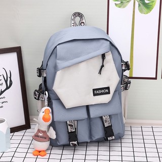 Balo Vải Đi Học Fashion BL41 Xanh