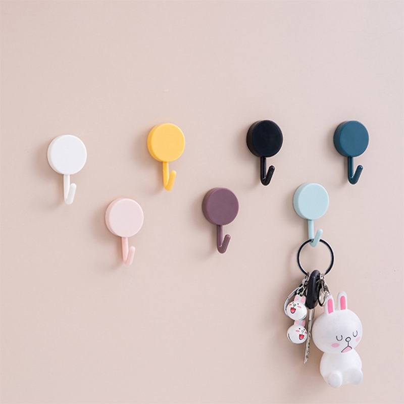 Móc Treo Đồ Dán Tường Không Để Lại Dấu Vết Thiết Kế Dễ Thương Tiện Dụng Cho Nhà Bếp / Phòng Tắm