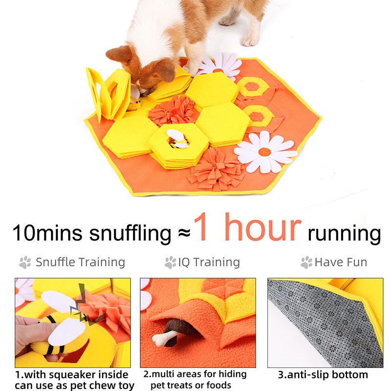 HamshMoc Đồ Chơi Thảm Giảm Căng Thẳng In Họa Tiết Hamsa Dùng Để Huấn Luyện Thú Cưng IQ 4