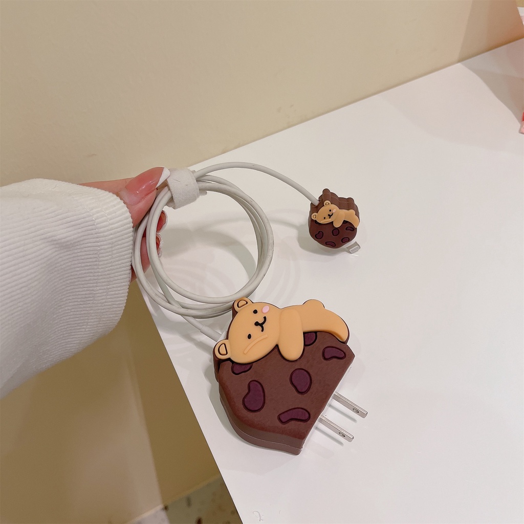 Set 2 Dây Cáp Sạc Nhanh / Truyền Dữ Liệu USB Type-c Hình Cá Mập 3D Bằng Silicon Chống Sốc Cho Apple iphone / ipad 18W / 20W Ốp