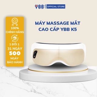 Máy Massage Mắt Cao Cấp YBB K5 Mát Xa Túi Khí Kèm Nhiệt- Xoa Dịu Cơn Mỏi Mắt, Công Nghệ Lọc Không Khí Ion Âm Tiên Tiến
