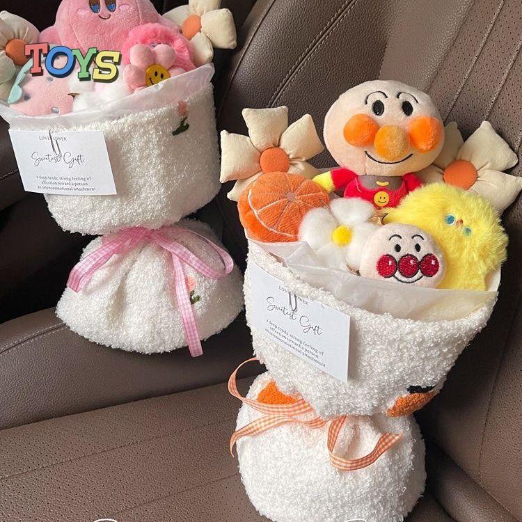 Bó Hoa Kirby Nhồi Bông Dễ Thương Dùng Làm Quà Tặng Cho Bạn Gái