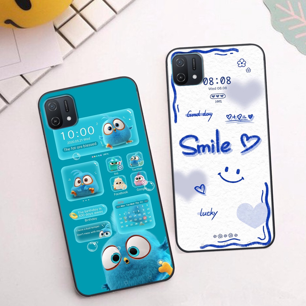 Ốp Oppo A16k in hình gấu vịt caro nhiều màu sắc ngộ nghĩnh dễ thương