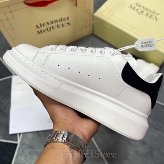[TripleHStore] Giày Mcqueen Gót Đen ''Gót Nhung'' Cao Cấp [Full Phụ Kiện]