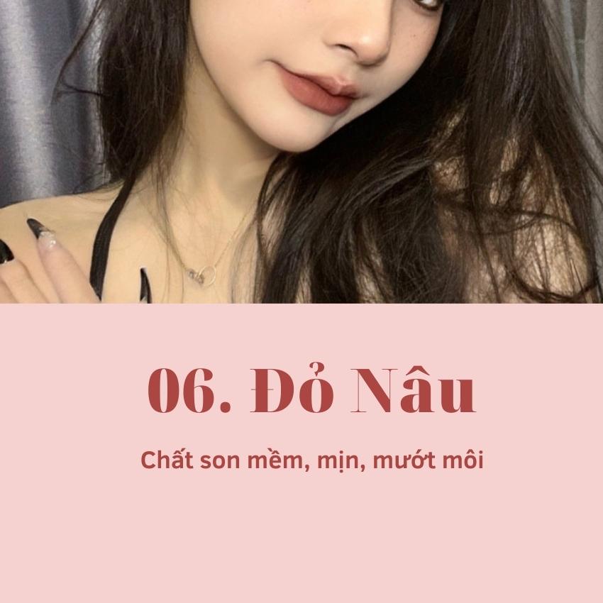 SET 6 CÂY SON KEM LÌ HEO HỒNG HERORANGE - Ecotony