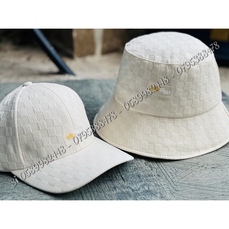 COMBO 1 CẶP NÓN KẾT+VÀNH NAM NỮ CHẤT XỐP CAO CẤP LOGO ENJOY SIÊU ĐẸP