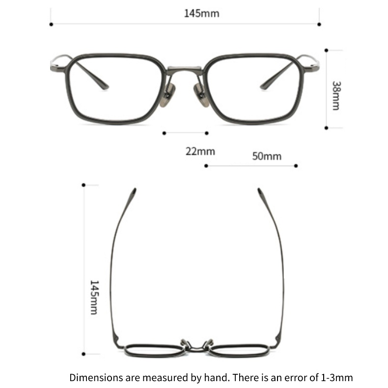 Hevia Kính Mát Gọng Titan Siêu Nhẹ Thoải Mái pt110 Cho Nam Và Nữ