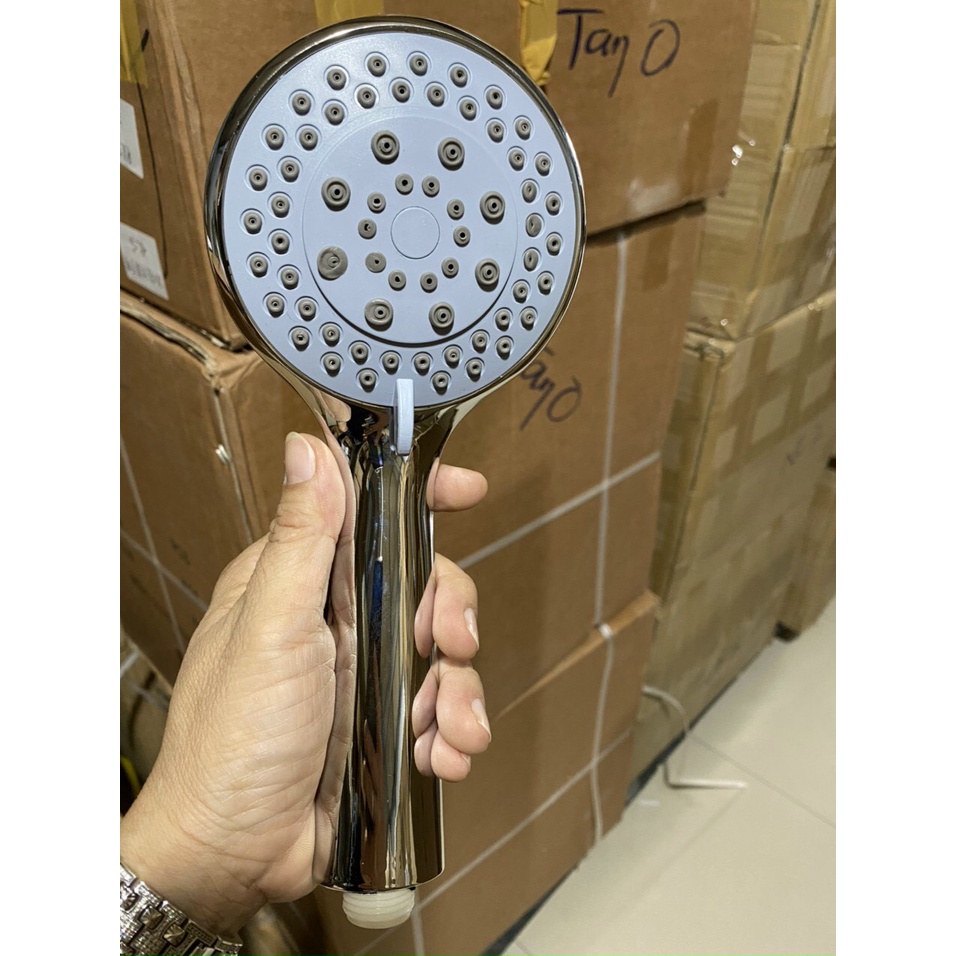 [2 chế độ nước] Tay Sen Tắm Vòi Hoa Sen TS28 KHÔNG DÂY màu xanh đen có 2 chế độ nước 1 tỏa trung tâm 1 tỏa nước to