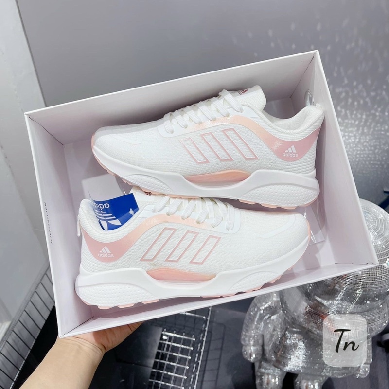giày thể thao ads 3 vạch trắng siêu nhẹ fullbox